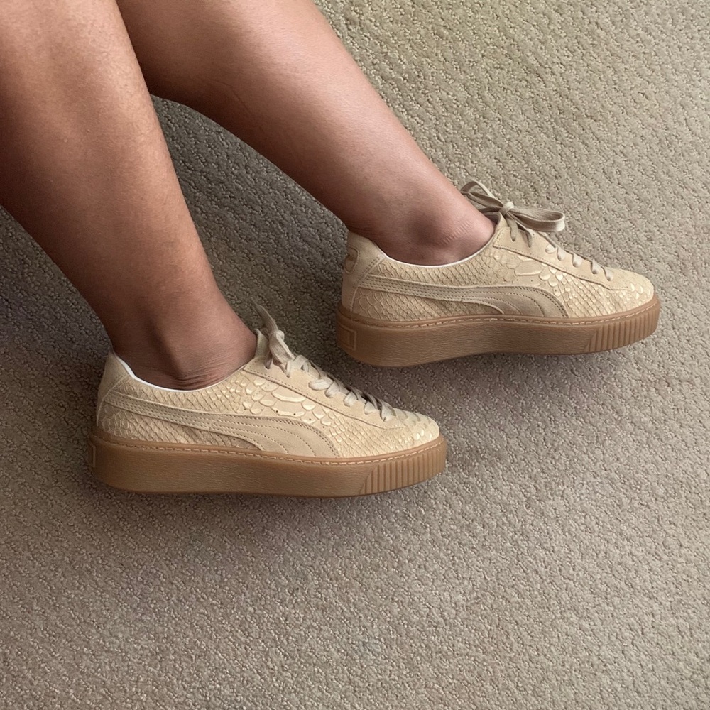PUMA Platform Exotic Skin Sneaker